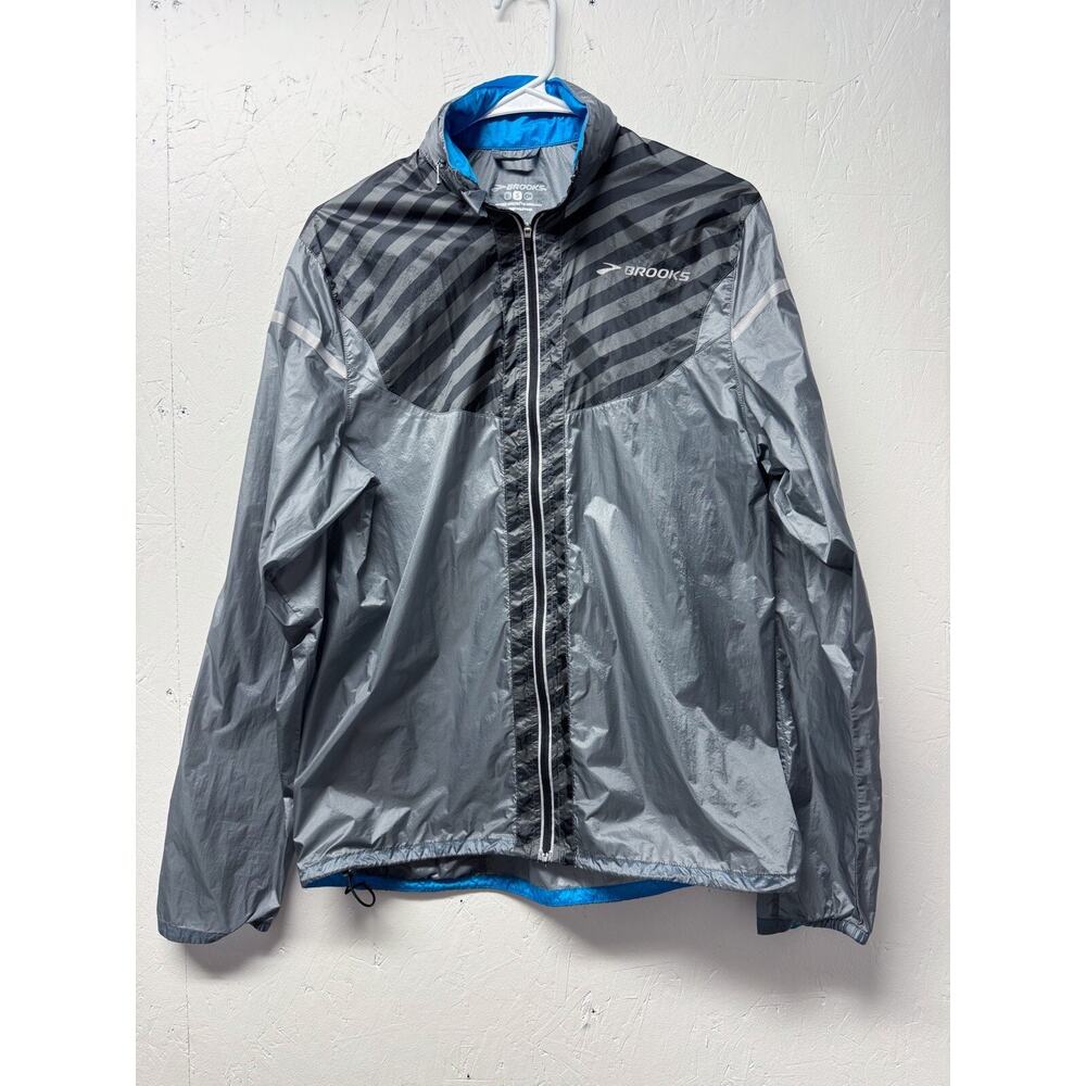 Brooks Running Windbreaker Jacket Size Small Shelter Technology